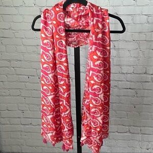 NWT Royal Standard Printed Pink Scarf